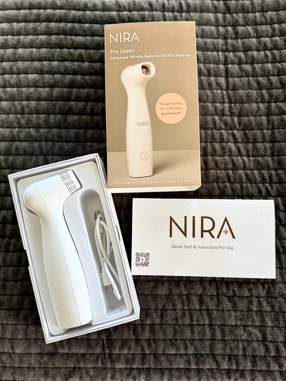 NIRA Pro Laser Wrinkle Reduction & Skin Renewal Device + Box